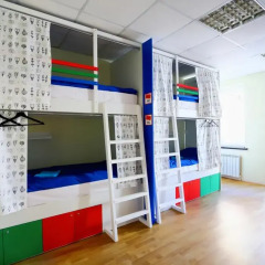 Хостел ID Hostel Rostov Кровать в мужском общем номере с двухъярусной кроватью фото 2