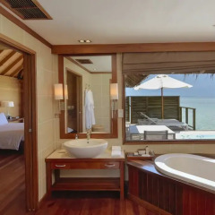 Отель Conrad Maldives Rangali Island 5* Улучшенная вилла с различными типами кроватей фото 6