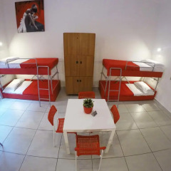 Palladini Hostel Rome Номер Делюкс с различными типами кроватей фото 3