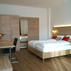 Отель Das Falk Apartmenthaus Германия, Нюрнберг - отзывы, цены и фото номеров - забронировать отель Das Falk Apartmenthaus онлайн комната для гостей фото 3