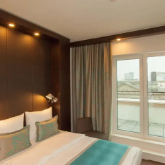 Отель Motel One Berlin-Potsdamer Platz Германия, Берлин - отзывы, цены и фото номеров - забронировать отель Motel One Berlin-Potsdamer Platz онлайн комната для гостей фото 4