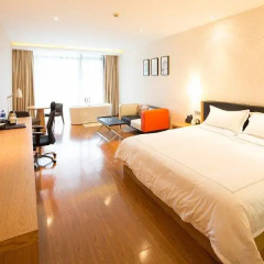Warmly Boutique Hotel Suzhou Jinji Lake Ligongdi Branch 3* Стандартный номер с различными типами кроватей