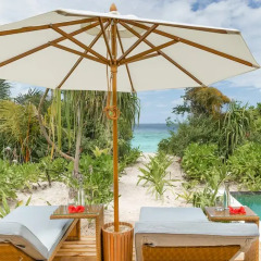 Отель Kudafushi Resort and Spa пляж