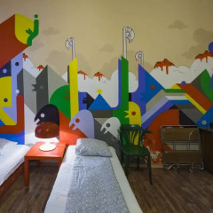 Santico Art Hostel And Guesthouse Стандартный семейный номер фото 6