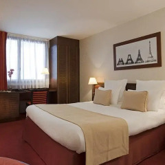 Отель Hôtel Concorde Montparnasse 4* Улучшенный номер с различными типами кроватей фото 8