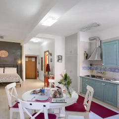 Отель Navona Open Space Aparthotel Улучшенные апартаменты с различными типами кроватей фото 7