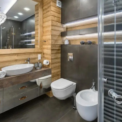 Отель Apartamenty Pod Giewontem Lux&spa Zakopane Закопане ванная