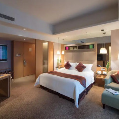 Отель Pan Pacific Xiamen 5* Улучшенный номер с различными типами кроватей фото 3