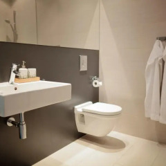 Апартаменты Stadtbleibe Apartments ванная