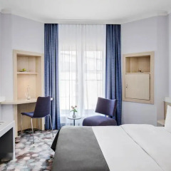 Отель IntercityHotel Rostock 3* Стандартный номер с различными типами кроватей фото 3