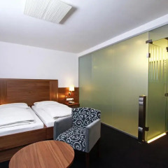 Отель Pension am Kurpark 3* Стандартный номер фото 12