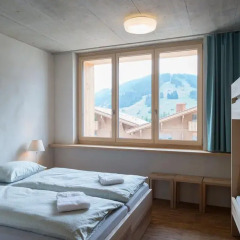 Youth Hostel Gstaad Saanenland Стандартный номер с различными типами кроватей фото 8