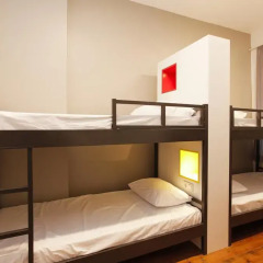 Downtown Istanbul Hostel Кровать в общем номере с двухъярусной кроватью фото 9