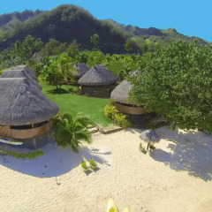 Отель Moorea Fare Miti пляж