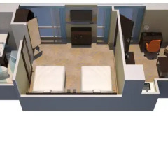 Отель Courtyard by Marriott New York Manhattan/Chelsea 3* Люкс с различными типами кроватей фото 2