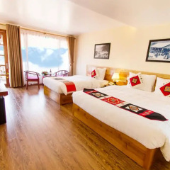 Sapa Centre Hotel 3* Стандартный семейный номер с двуспальной кроватью фото 18