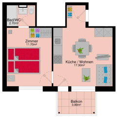 Апартаменты Hitrental Letzigrund - Apartment Цюрих интерьер отеля фото 2