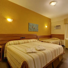 Отель Plaza Ecoresort Capivari Стандартный номер с различными типами кроватей фото 4