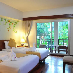 Отель Lomtalay Chalet Resort 3* Улучшенный номер с различными типами кроватей фото 4