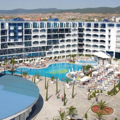 Отель Chaika Beach Resort Солнечный берег пляж