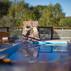 Отель Cabañas Rio Soñado Сан-Рафаэль бассейн
