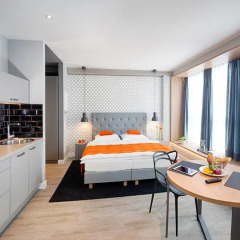 Апартаменты Mloft Apartments Munchen Мюнхен в номере фото 5