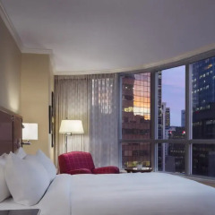 Отель Vancouver Marriott Pinnacle Downtown Hotel Канада, Ванкувер - отзывы, цены и фото номеров - забронировать отель Vancouver Marriott Pinnacle Downtown Hotel онлайн комната для гостей фото 2