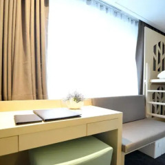aFIRST Hotel Myeongdong 3* Стандартный семейный номер с двуспальной кроватью фото 9