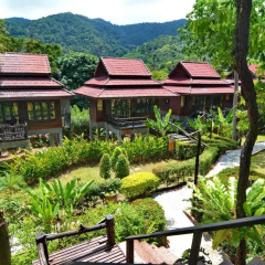 Отель Baan Laanta Resort & Spa Ланта балкон