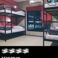 A7 Hidden Hostel Кровать в общем номере фото 21