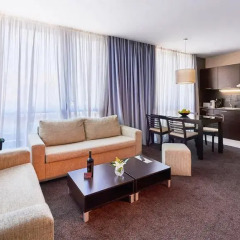 Отель Lucky Bansko Aparthotel SPA & Relax 5* Апартаменты с разными типами кроватей фото 6