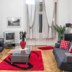Апартаменты Black & White Apartment Будапешт интерьер отеля