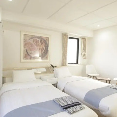 Hotel Imalle Yokohama Isezakicho - Hostel Номер Делюкс с 2 отдельными кроватями фото 2