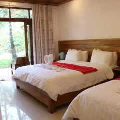 Отель Villa Oasis Luang Prabang 3* Номер Делюкс с различными типами кроватей фото 4