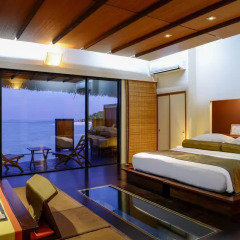 Отель Adaaran Prestige Vadoo 5* Вилла с различными типами кроватей фото 16
