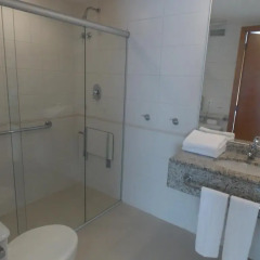 Отель Bourbon Barra da Tijuca Residence Бразилия, Рио-де-Жанейро - отзывы, цены и фото номеров - забронировать отель Bourbon Barra da Tijuca Residence онлайн ванная