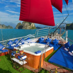 Отель Oasis Bay Classic Cruise Вьетнам, Халонг - отзывы, цены и фото номеров - забронировать отель Oasis Bay Classic Cruise онлайн бассейн фото 3