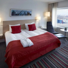 Отель Crowne Plaza Copenhagen Towers 4* Улучшенный номер с двуспальной кроватью фото 4