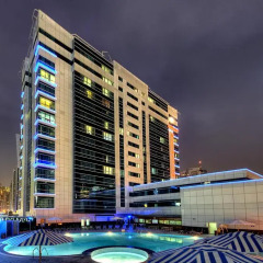 Marina View Deluxe Hotel Apartment вид на фасад фото 2