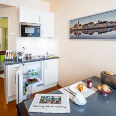 Star Inn Hotel München Schwabing, by Comfort 3* Апартаменты с различными типами кроватей фото 5