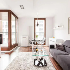 Отель Apartment4you Select Kolejowa Студия с различными типами кроватей фото 16