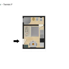 Отель Flatinrome - Termini балкон