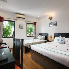 Hanoi Focus Boutique Hotel 3* Семейный номер Делюкс разные типы кроватей фото 14