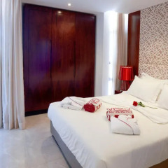 Апартаменты Muthu Clube Praia da Oura Полулюкс с двуспальной кроватью