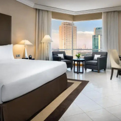 Отель Fairmont Dubai 5* Стандартный номер с двуспальной кроватью фото 5