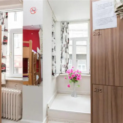 Хостел Istanbul Taksim Green House Кровать в женском общем номере с двухъярусной кроватью фото 10