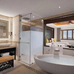 Отель Banana Island Resort Doha By Anantara 5* Номер Делюкс с различными типами кроватей фото 6