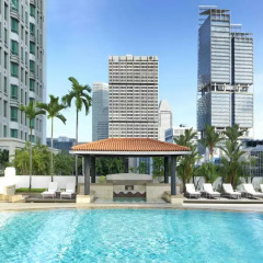 Отель Intercontinental Singapore 5* Стандартный номер с различными типами кроватей фото 3
