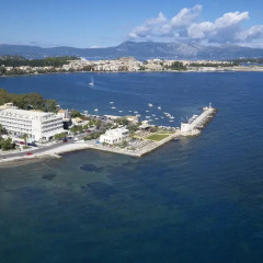 Отель Mayor Mon Repos Palace “Art Hotel”-Adults Only Греция, Корфу - 2 отзыва об отеле, цены и фото номеров - забронировать отель Mayor Mon Repos Palace “Art Hotel”-Adults Only онлайн пляж фото 3