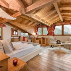 Отель Biohotel Hermitage Горнолыжный курорт Скирама Доломити Адамелло Брента комната для гостей фото 2
